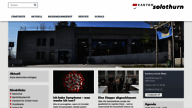 What Kantiolten.ch website looked like in 2020 (3 years ago)