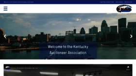 What Kentuckyauctioneers.org website looked like in 2020 (3 years ago)
