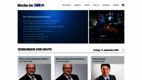 What Kirche-im-swr.de website looked like in 2020 (4 years ago)