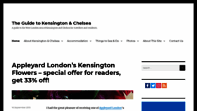 What Kensington-chelsea.com website looked like in 2020 (3 years ago)