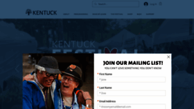 What Kentuck.org website looked like in 2020 (5 years ago)