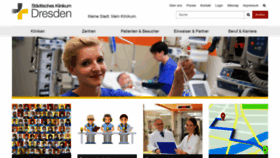 What Klinikum-dresden.de website looked like in 2020 (3 years ago)