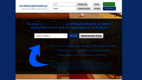 What Konferencjeiwesela.pl website looked like in 2020 (3 years ago)