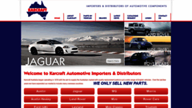 What Karcraft.com.au website looked like in 2020 (3 years ago)