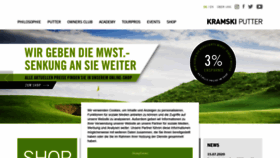 What Kramski-putter.de website looked like in 2020 (3 years ago)