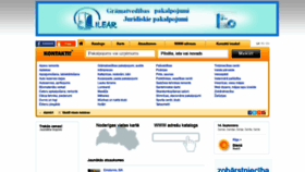 What Kontakti.lv website looked like in 2020 (3 years ago)