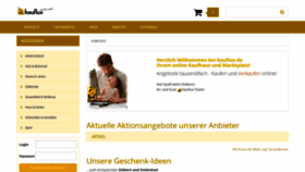 What Kauflux.de website looked like in 2020 (3 years ago)