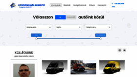 What Kisteherauto.hu website looked like in 2020 (3 years ago)