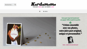 What Kardamome.fr website looked like in 2020 (3 years ago)