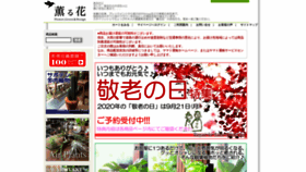 What Kaoruhana.jp website looked like in 2020 (3 years ago)