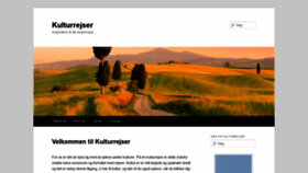 What Kulturrejser.dk website looked like in 2020 (3 years ago)