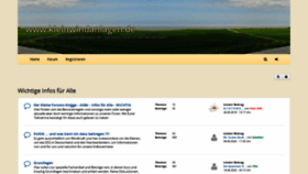 What Kleinwindanlagen.de website looked like in 2020 (5 years ago)