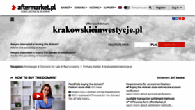 What Krakowskieinwestycje.pl website looked like in 2020 (3 years ago)