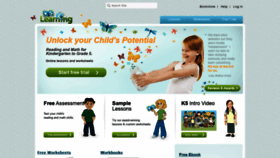 What K5learning.com website looked like in 2020 (3 years ago)
