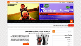 What Krocina.ir website looked like in 2020 (3 years ago)