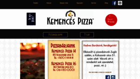 What Kemencespizza.com website looked like in 2020 (3 years ago)