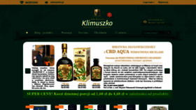 What Klimuszko.pl website looked like in 2020 (3 years ago)