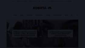 What Kobieta.pl website looked like in 2020 (3 years ago)