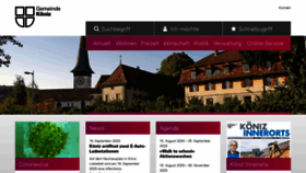 What Koeniz.ch website looked like in 2020 (3 years ago)