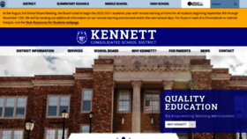 What Kcsd.org website looked like in 2020 (3 years ago)
