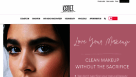 What Kismetcosmetics.com website looked like in 2020 (3 years ago)