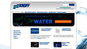 What Kroff.com website looked like in 2020 (3 years ago)