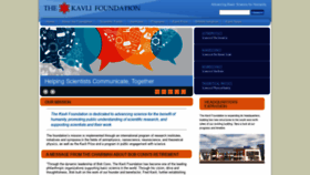 What Kavlifoundation.org website looked like in 2020 (3 years ago)