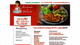 What Kuchniauhelenki.pl website looked like in 2020 (3 years ago)