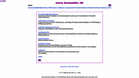 What Kreuzotter.de website looked like in 2020 (3 years ago)