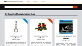 What Kreative-holzspielwaren.de website looked like in 2020 (3 years ago)