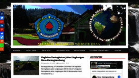 What Karangsambung.desa.id website looked like in 2020 (3 years ago)