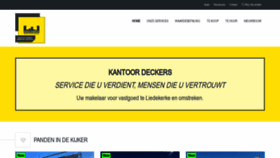 What Kantoordeckers.be website looked like in 2020 (3 years ago)