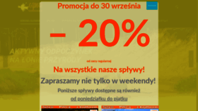 What Kajakisulejow.pl website looked like in 2020 (3 years ago)