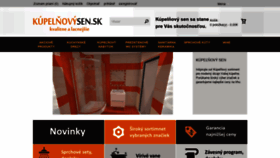 What Kupelnovysvet.sk website looked like in 2020 (3 years ago)