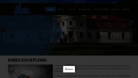 What Kabexdocieplenia.pl website looked like in 2020 (3 years ago)