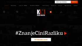 What Krav-maga.hr website looked like in 2020 (3 years ago)