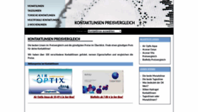 What Kontaktlinsen-vergleichen.de website looked like in 2020 (3 years ago)
