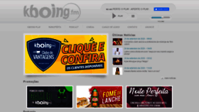 What Kboingfm.com.br website looked like in 2020 (3 years ago)