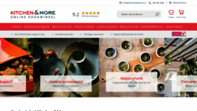 What Kitchenandmore.nl website looked like in 2020 (3 years ago)