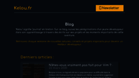 What Kelou.fr website looked like in 2020 (3 years ago)