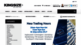 What Kingsize.com.au website looked like in 2020 (3 years ago)
