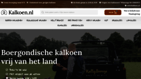What Kalkoen.nl website looked like in 2020 (3 years ago)