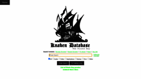 What Knaben.ru website looked like in 2020 (3 years ago)