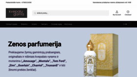 What Kvepalugama.lt website looked like in 2020 (3 years ago)