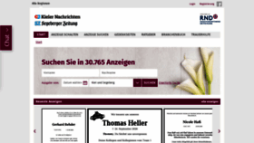 What Kn-trauer.de website looked like in 2020 (4 years ago)