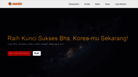 What Kursusbahasakorea123.com website looked like in 2020 (3 years ago)
