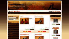 What Kana-veteran.cz website looked like in 2020 (3 years ago)