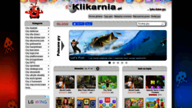 What Klikarnia.pl website looked like in 2020 (3 years ago)