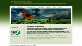 What Klimawandel-projekte.de website looked like in 2020 (3 years ago)