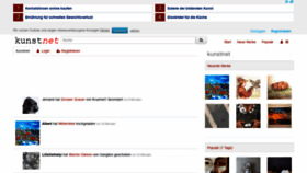 What Kunstnet.de website looked like in 2020 (3 years ago)